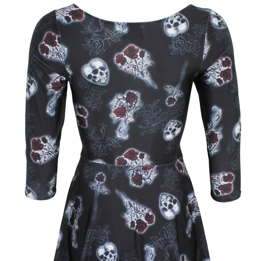 Alchemy By Hell Bunny Dark Valentine Dress size small